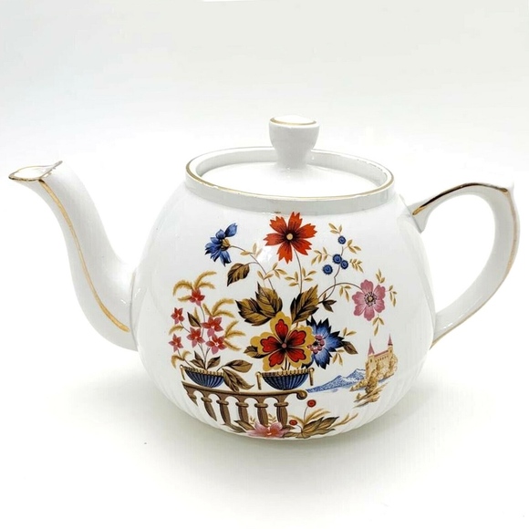 Vintage Teapot Ellgreave England English Ironstone - Picture 8 of 8